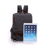 TELOSPORTS Canvas Waterproof Chest Shoulder Backpack Travel Casual Rucksack Sling Bag Cross body Messenger bag Men Women